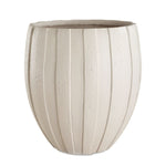 Uttermost Ridgehaven Outdoor Planter-Organic Elegance, Textured with Vertical Ridges
