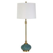 Transitional Blue Table Lamp – Uttermost Kaimana Collection