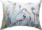 Manual Woodworkers Coastal Shores Herons Pillow – 18x13 inch Climaweave Pillow