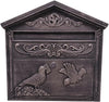 Fine Art Lighting ME02 Outdoor Secure Wall Mounted Locking Steel Mailbox