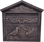 Fine Art Lighting ME02 Outdoor Secure Wall Mounted Locking Steel Mailbox