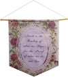 Faith-Inspired Decorative Wall Pennant – 18" x 21"