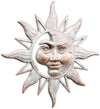 SPI Home Aged Patina Half Sun Wall Sculpture
