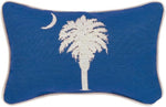 Manual Woodworkers and Weavers South Carolina Word Throw Pillow, 12.5" x 8.5" Rectangular Accent Cushion with State-Themed Typography Design
