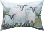 Manual Woodworkers Field of Home Sheep Pillow 18x13 inch