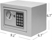 Fine Art Lighting SF01 Compact Digital Safe, White 9.1'' x 6.7'' x 6.7''