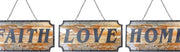 Manual Woodworkers Wood Sign Assortment – Faith, Home, Love