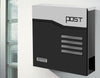 Fine Art Lighting MD24 Outdoor Wall Mounted Lockable Steel Mailbox