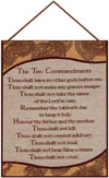 Framed Ten Commandments Wall Art – 13x18 Christian Home Decor