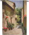 Trattoria Da Fioria Oversized Wall Tapestry – Italian Street Scene