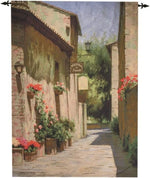 Manual Woodworkers and Weavers Trattoria Da Fioria Grande Wall Hanging, 80x56 Inches, Large Cotton Tapestry for Rustic Italian Decor