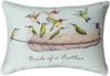 Bird Cushion – Rectangular Decorative Pillow 18x13