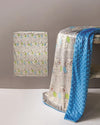 Baby Fleece Blanket – Stitch Happy Owl Design by Manual Woodworkers, 30"x40"