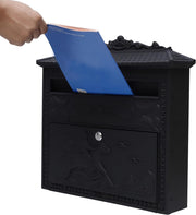 Fine Art Lighting ME06 Outdoor Secure Wall Mounted Locking Steel Mailbox
