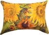 Sunny Faces 18x13 inch Climaweave Pillow – Yellow Floral Throw Pillow