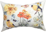 Manual Woodworkers Floral Sunshine Garden Pillow – Weatherproof Climaweave 18x13 inch