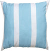 Nautical Blue Stripe Square Pillow – Indoor/Outdoor Climaweave Accent