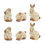 Weathered Terracotta Bunny Statues – Assorted Spring Decor by Melrose