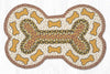 Earth Rugs Large Dog Bone Braided Jute Pet Tread – Dog Bones Pattern