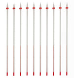 Lab Thermometer 11.75" White-Backed Glass Partial Immersion Ungraduated -20°C to 110°C Pack of 10 by GSC International Inc.