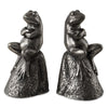 Uttermost 18150 Daydreaming Frogs Aged Silver Finish Decorative Bookends Set of 2