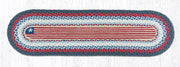 Natural Jute Oval Table Runner 13×48 – Country & Cabin Style