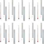 Alcohol Thermometer 6" H Dual Scale Lab Pack of 10 by GSC International Inc.