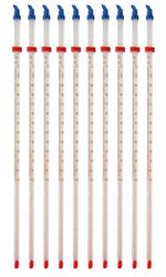 Partial Immersion Thermometer 11.75" H White Back Pack of 10 by GSC International Inc.