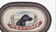 Earth Rugs Dog Entry Rug – Oval Wool Blend Welcome Tread 20x30