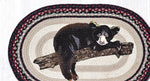 Oval Nursery Rug – Baby Bear Theme Braided Jute Accent