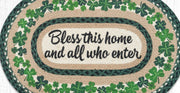 Eco-Friendly Oval Rug – Inspirational Farmhouse Floor Accent 20x30