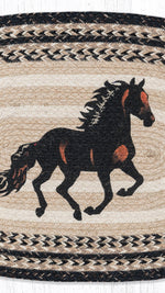 Decorative Stallion Oval Patch 20x30 for Crafts