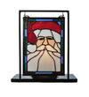 Meyda Lighting 65250 9.5" X 10.5" Santa Head Lighted Mini Tabletop Window