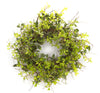 Oversized Green Wreath – 30"H – Mixed Foliage Twig Decoration – By Melrose