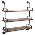 Melrose Triple Shelf Wall Rack 34.25"H