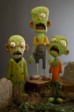 Halloween zombie figurines