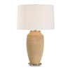 Uttermost Sandstone Flow Lamp – Terracotta Base with Linen Shade
