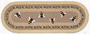Bee Happy Oval Table Runner 13