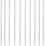 Gas Measuring Tube 50ml Borosilicate Glass Graduated with Reinforced Rim Pack of 10 By GSC International Inc.