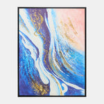 Sagebrook Home 70168 30"X40" Handpainted Abstract Canvas, Multi