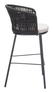 Durable Outdoor Barstools – Powder-Coated Steel Frame