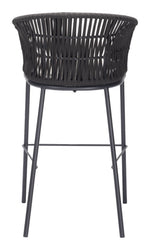 Stylish Patio Bar Chair – Washable Cushion Covers Included