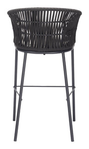 Stylish Patio Bar Chair – Washable Cushion Covers Included