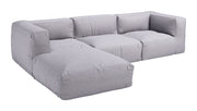 Contemporary Olefin Fabric Ottoman for Patio
