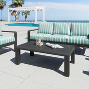 Contemporary Metal Coffee Table for Outdoor or Indoor Use