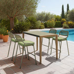 Modern Patio Bar Chair – Ergonomic Outdoor Seating