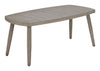 Modern Metal Coffee Table, Brown Rectangular Design