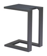 Weather-Resistant Metal End Table for Patio Decor