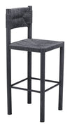 Iska Black Barstool – Outdoor Aluminum Frame