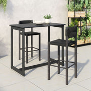 Modern Outdoor Patio Bar Chair – Ergonomic Footrest